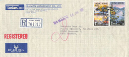 HONGKONG - AIRMAIL REGISTERED 1981 > HANNOVER/DE / 5-11 - Briefe U. Dokumente