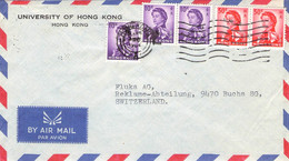 HONGKONG - AIRMAIL 1964 > BUCHS/CH / 5-12 - Lettres & Documents