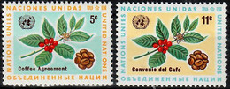 1966 Lnternational Coffee Agreement Of 1962 Sc 158-9 / YT 153-4 / Mi 168-9 MNH / Neuf Sans Charniere / Postfrisch [zro] - Ungebraucht