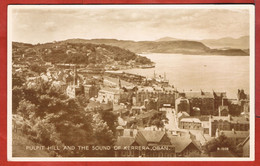 Oban, Scotland. "Pulpit Hill And The Sound Of Kerrera". 1955 Postcard. - Hull