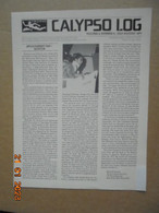 Cousteau Society Bulletin Et Affiche En Anglais : Calypso Log, Volume 4, Number 4 (July - August 1977) - Natuur