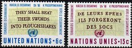 1967 Disarmament Campaign Sc 177-8 / YT 172-3 / Mi 187-8 MNH / Neuf Sans Charniere / Postfrisch [zro] - Unused Stamps