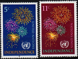 1967 New Independent Nations Sc 168-9 / YT 163-4 / Mi 177-8 MNH / Neuf Sans Charniere / Postfrisch [zro] - Unused Stamps