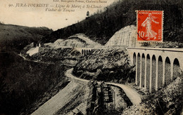 LIGNE DE CHEMIN DE FER DE MOREZ A SAINT CLAUDE VIADUC DE TANCUA 1913 - Sonstige & Ohne Zuordnung