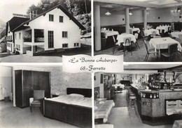 CPSM 68 FERRETTE HOTEL RESTAURANT LA BONNE AUBERGE   Grand Format  15 X 10,5 Cm - Ferrette