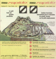 Catalogue ARNOLD RAPIDO 1965 Le Petit Train Aux Grandes Possibilités N 1/160 9 Mm. - Francés