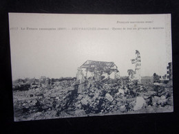 Beuvraignes .Ruines De Tout Un Groupe De Maisons .2 Scans . - Beuvraignes