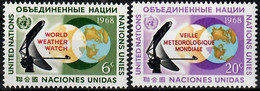 1968 World Weather Watch Sc 188-9 / YT 182-3 / Mi 204-5 MNH / Neuf Sans Charniere / Postfrisch [zro] - Unused Stamps