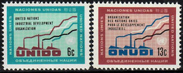 1968 U.N. Industrial Development Org. Sc 185-6 / YT 179-80 / Mi 200-1 MNH / Neuf Sans Charniere / Postfrisch [zro] - Unused Stamps