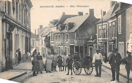 Mansigné     72        Rue Principale  Enfants Dans Une Carriole           (voir Scan) - Sonstige & Ohne Zuordnung