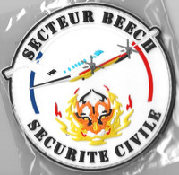 Ecusson SECURITE CIVILE SECTEUR BEECH 1 - Firemen