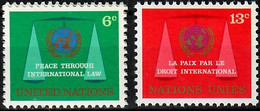 1969 U.N. Law Commission Sc 197-8 / YT 191-2 / Mi 214-5 MNH / Neuf Sans Charniere / Postfrisch [zro] - Unused Stamps