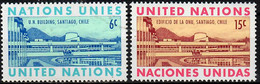 1969 U.N. Building Santiago, Chile Sc 194-5 / YT 188-9 / Mi 210-1 MNH / Neuf Sans Charniere / Postfrisch [zro] - Ungebraucht