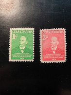 Cuba 1951 N°Y&T 338 Et 339 Série Incomplète ( 2 Sur 3 ) Neuf Sans Charnière MNH - Unused Stamps