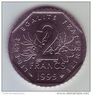 2 Francs Semeuse Nickel - 1995 - SUP/SPL - 2 Francs