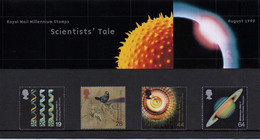 GREAT BRITAIN 1999 Millennium Series. The Scientists' Tale Presentation Pack - Presentation Packs