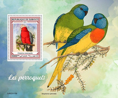 Djibouti  2021 Birds Parrots S202210 - Djibouti (1977-...)