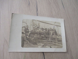 Carte Photo Militaire Militaira 1916 Atelier 26ème Section Du Parc BCM Paris Texte Au Dos - Guerra 1914-18