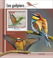 Djibouti  2021 Birds Bee-eaters S202210 - Djibouti (1977-...)