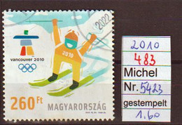 Olymp. Winterspiele Vencouver 2010 (483) - Used Stamps