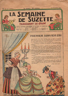 La Semaine De Suzette N°4 Premier Janvier 1759 - Col-empiècement Et Ceinture - Bécassine à Clocher-Les-Bécasses... - La Semaine De Suzette