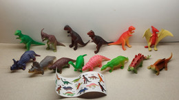 Surprise Drinks - Jurassic - Dinosaurs - Complete Set + BPZ - Monoblocchi