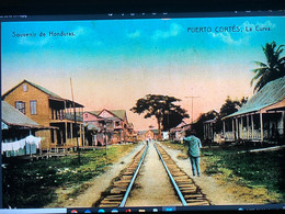 Published By Carmelo Celano- La Curva And Train Line , Puerto Cortes  1917 - Honduras