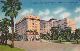 3546 – St. Petersburg Florida USA – Sorena Hotel – Vintage Linen – VG Condition – 2 Scans - St Petersburg