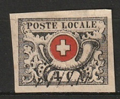 Suisse, 1850 Mi 9.  FAKE/FAUX/FALSCH (most Likely) - 1843-1852 Timbres Cantonaux Et  Fédéraux