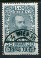 AUSTRIA 1910 80th Birthday Of Franz Joseph 35 H..used  Michel 171 - Gebruikt