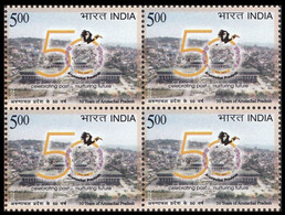 India 2022 50 YEARS OF STATE HOOD OF ARUNACHAL PRADESH, BIRDS Block Of 4 MNH As Per Scan - Autres & Non Classés