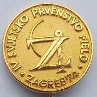 Archery World Championships Yugoslavia Croatia Zagreb 1974 FIELD  P3/1 - Boogschieten
