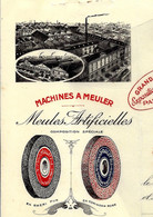 INDUSTRIE PARIS  1932  ENTETE Veuve Denis Poulot Fils Paris MANUFACTURE MEULES MACHINES A MEULER => Papiers Abadie Paris - 1900 – 1949