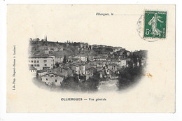 OLLIERGUES  (cpa 63)    Vue Générale  -     L 1 - Olliergues