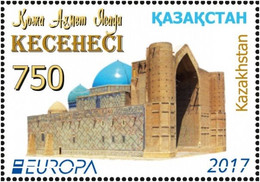 2017 0831 Kazakhstan Architecture EUROPA Stamps - Palaces And Castles MNH - Kazakhstan