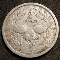 NOUVELLE CALEDONIE - 2 FRANCS 1949 - Union Française - KM 3 - Oiseau Cagou - Nouvelle-Calédonie