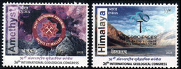 India 2022 Geology Himalaya Amethyst Environment Nature Hammer MNH As Per Scan - Autres & Non Classés