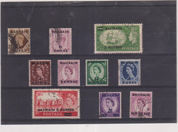 BAHRAIN-LOT TP N°28-53-74-80-83A-83B-89-102-104-OB-1938-TB - Bahrain (...-1965)