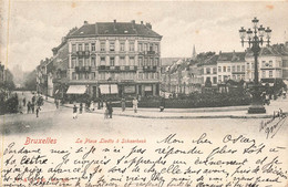 BRUXELLES - La Place Liedts à SCHAERBEEK - Carte Circulé En 1904 - Schaarbeek - Schaerbeek