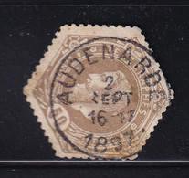 DDDD 412  --  Timbre Télégraphe Cachet Postal Simple Cercle AUDENARDE 1897 - Frappe LUXE - Telegraafzegels [TG]