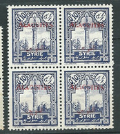 Alaouites - Yvert N° 22 **  Bloc De 4   - Az 32807 - Unused Stamps