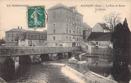 CPA France - En Normandie - Alençon - Orne - Le Pont De Sarthe - La Vanne - Oblitération Ambulante Alençon 1911 - Sonstige & Ohne Zuordnung