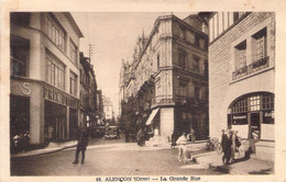 CPA France- Alençon - Orne - La Grande Rue - J. Nozais Edit. - Oblitérée - Boulangerie - Prix Unique - Animée - Voiture - Sonstige & Ohne Zuordnung