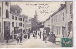 Cpa-88- Xertigny -animée- Grande Rue -edi : Klein N°3 - Xertigny