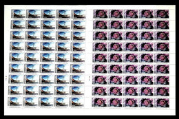 India 2022 Geology Himalaya Amethyst Environment Nature Hammer 2 Complete Sheets Set MNH As Per Scan - Other & Unclassified