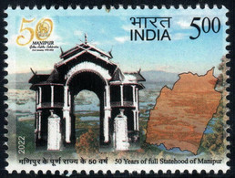 India 2022 Manipur State 50 Years MNH As Per Scan - Otros & Sin Clasificación