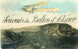 Souvenir Du Ballon D'Alsace - Avion Biplan - Giromagny