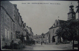 CPA 23 Chatelus-Malvaleix - La Rue De La Mairie - Vue D'ensemble   A Voir ! - Chatelus Malvaleix