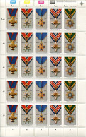 Südafrika South Africa Mi# 808-12 Full Sheet Postfrisch/MNH - National Decorations And Orders - Nuevos