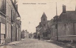 89 - EGRISELLES-LE-BOCAGE - Rue Principale Animée - Eglise - Egriselles Le Bocage